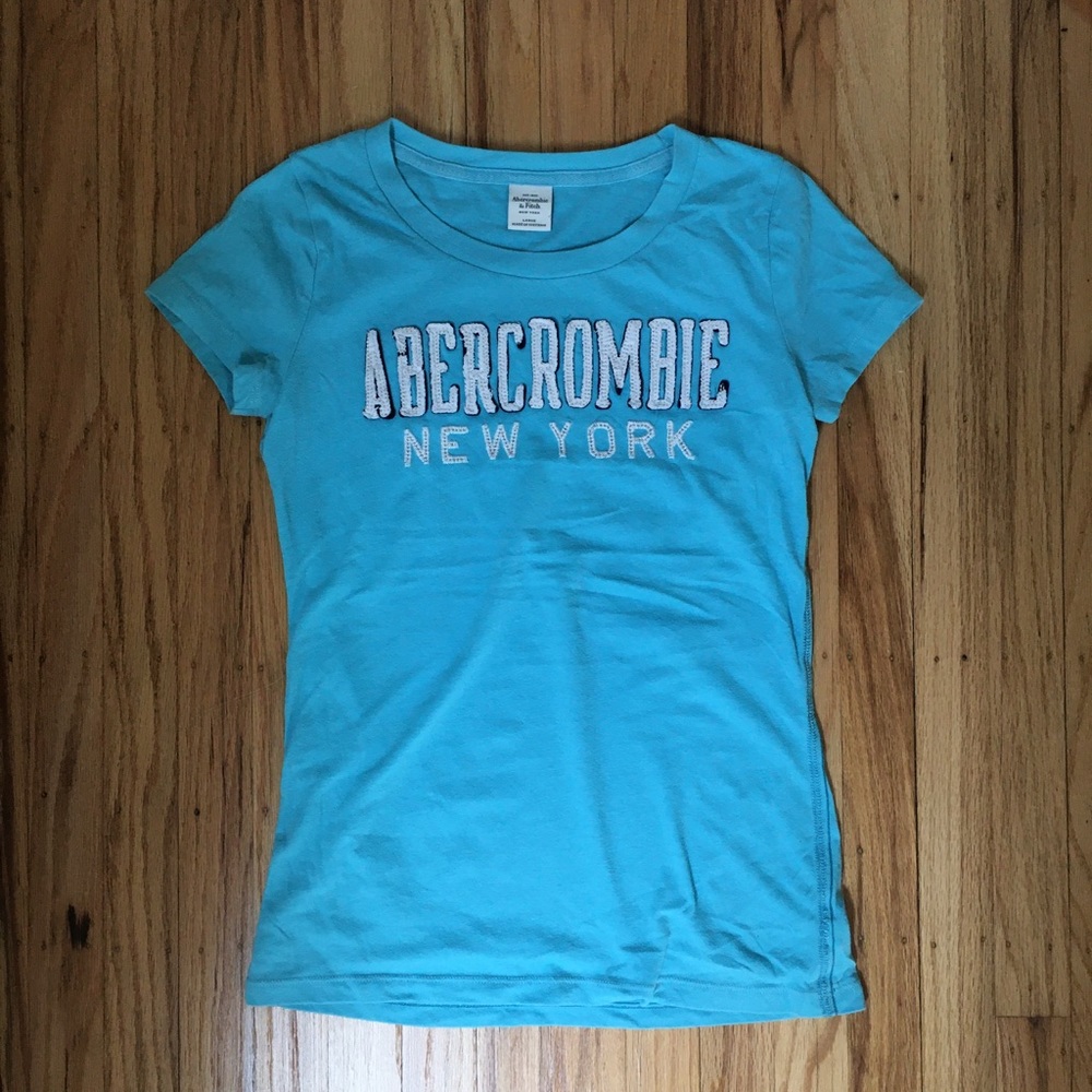 Aqua Abercrombie Tee